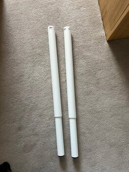Dve kovové ikea nohy OLOV ke stolu