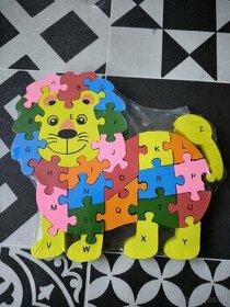 Puzzle LEV písmena a čísla