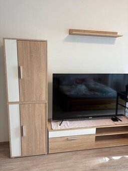 Obývací stěna New Erin (dub sonoma, bílá)