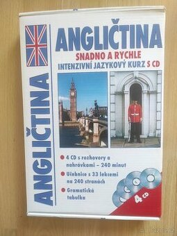 Angličtina snadno a rychle - učebnice + 4CD