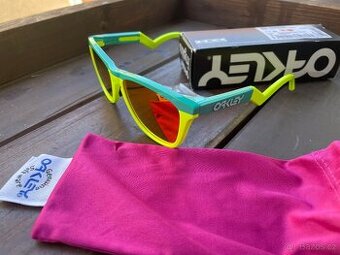 Oakley Frogskins Hybrid Celeste Tennis Yellow Prizm Ruby