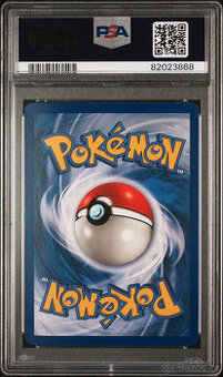 1999 Pokémon German 1. vydání Charizard Holo 4 PSA 7