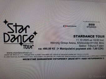 STARDANCE TOUR Brno - 6x vstupenka