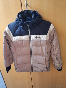 KILPI souprava- péřová zimní bunda, vel 134+ oteplováky