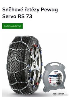 Sněhové řetězy Pewag Servo RS 73 – NOVÉ, nepoužité