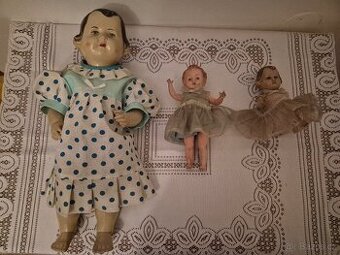 Prodám 3 cca 100 let staré panenky po prababičce