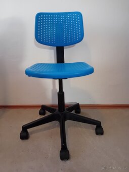 Dětská židle Alrik modrá značka IKEA