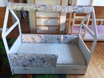 Domečková postel Elis 140x70 cm