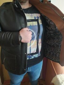 Pánská kvalitní kožená bunda LATINI, velikost XXXL