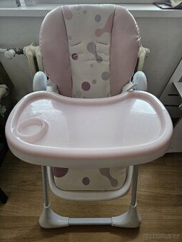 KINDERKRAFT Židlička jídelní Yummy Pink