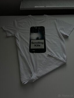 NOVÉ Prémiové Bílé Triko Trelix Heavy 180g