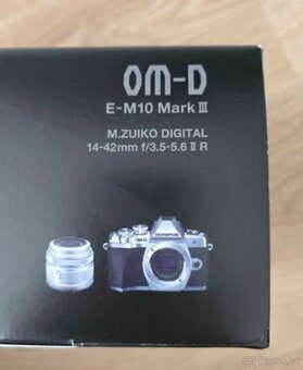 Olympus OM-D mark III + objektiv M.Zuiko 14-42 f/3.5 -5,6