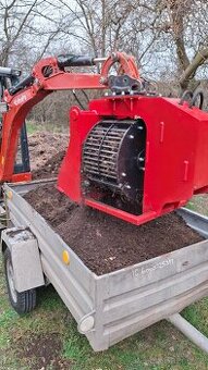 Nabízím katrování hlíny,kompostu,PZbagr s.r.o