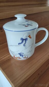 Velký hrnek vzor husy