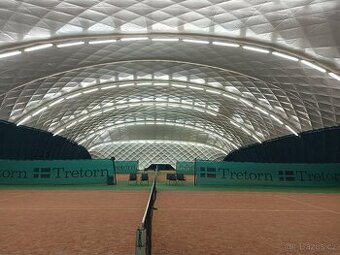 Tenisová nafukovací hala na 3 kurty