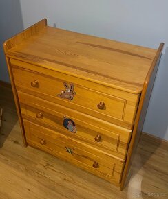 Dětský nábytek masiv - set 4ks