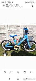 Dětské kolo 16" + cyklosedačka Hamax
