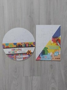 NOVÉ Namaluj si puzzle