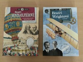 Vědci a vynálezci - knihy a modely (balón, letadlo)