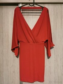 Červené krátké šaty XS