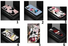 Pouzdro Mickey/Minnie pro iPhone X/XS + tvrzené sklo - NOVÉ
