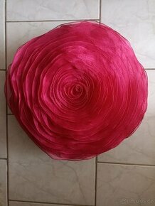 Dekorační polštářek růže handmade