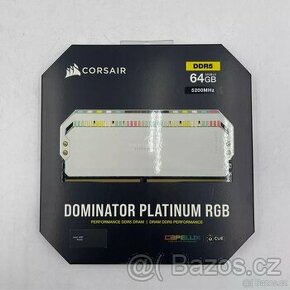 CORSAIR DOMINATOR PLATINUM RGB DDR5 RAM 64GB 2x32 5200MHz