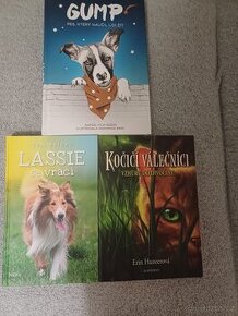 GUMP, LASSIE,KOČIČÍ VÁLEČNÍCI