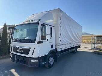 Man TGL 12.220, EURO6, 170tkm, hydr.čelo,plachta, 2016