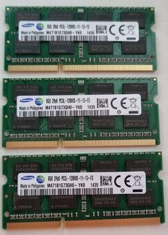 Predám RAM pamäte do notebookov DDR3L - 8GB