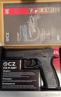 Pistole CO2 ASG CZ P09 blowback 4,5mm