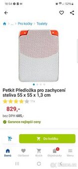 Petkit Předložka pro zachycení steliva 55 x 55 x 1,3 cm