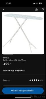 Žehlicí prkno ikea - 1