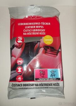 Čistící ubrousky na kůži - 1