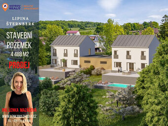 Prodej, stavební pozemek 4488 m2, Lipina u Šternberka