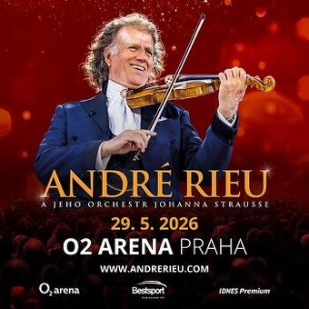 ❗André Rieu❗ O2 Aréna Praha - TOP vstupenky 29.5.2026