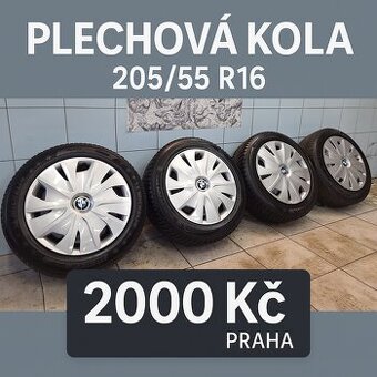 Plechová kola 205/55 R16 (5x120)