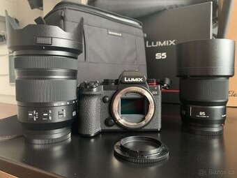 Prodám Panasonic Lumix S5 set s příslušenstvím