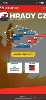 Prodám 2 permanentky (pá+so) Hrady CZ Bezděz 29.-30.8.2025