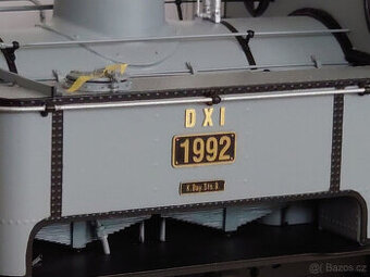 Kiss Gauge 1 BR 98.4-5, NEM, parní lokomotiva DXI 1992 šedá,