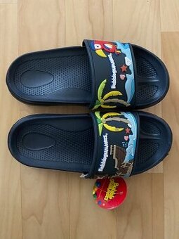 Chlapecké pantofle modré, NOVÉ, vel.32, zn.Baťa