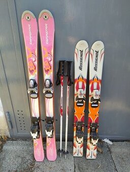 Lyže Dynastar Starlett 110, Rossignol Pursuit JR 93