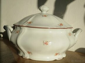 Porcelánové polévkové mísy, teriny