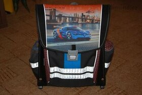 Školní aktovka Emipo ERGO ONE Top car + pytlík na TV