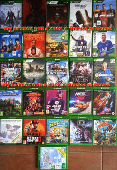 Hry na XBOX ONE / X seznam s ceny v textu