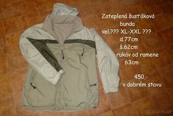 Pánská teplá bunda vel.XL-XXL