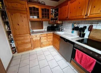 Venkovská kuchyně z masivu se spotřebiči,5873