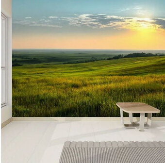 Dekorace krajina 210x380 cm