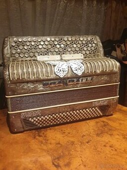 Italská knoflíková harmonika Scandalli