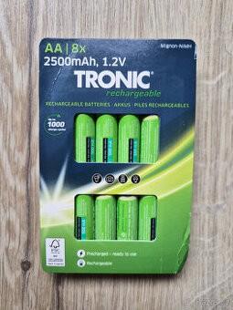 Tronic 8ks nabíjecí baterie AA 1.2V 2500mAh 8x